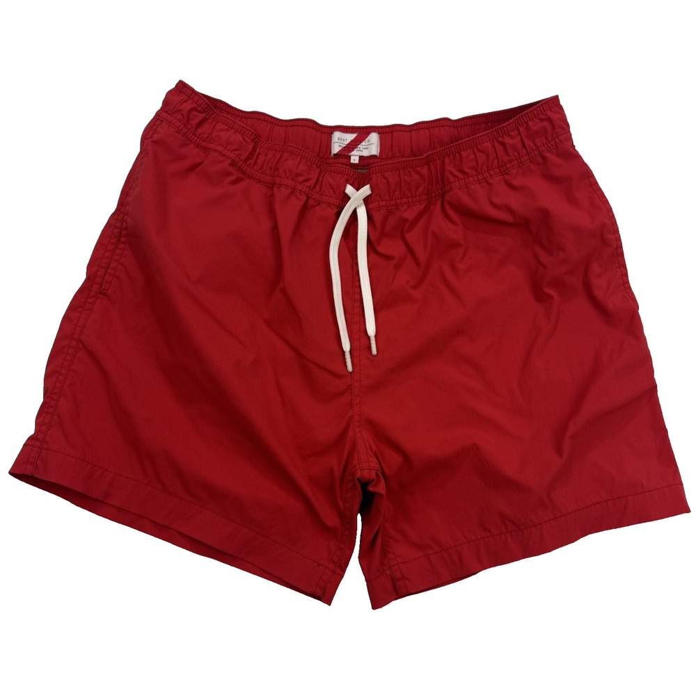 Best Made Co. Shorts Men L Red Pocket Drawstring 5" Inseam